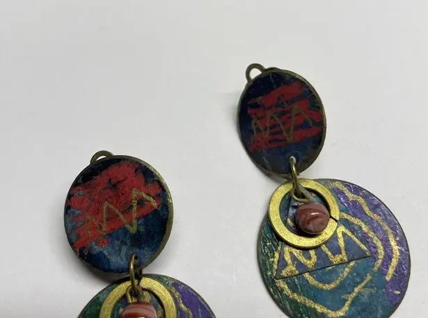 Women’s Handmade Multi Color Made In India Metal Clip On Clip