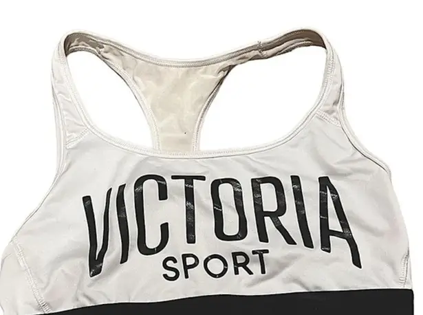 Victoria Sport BLACK AND WHITE  PULLOVER SPORTS BRA 🥊