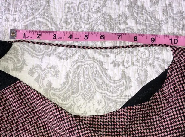 WAYF Houndstooth Print Chiffon Tank Top XS