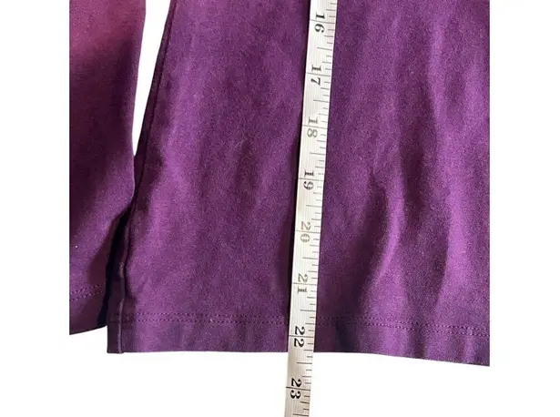 Susan Bristol Women's Purple Long Sleeve Turtle Neck Top