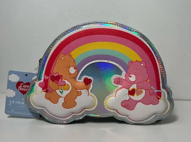 Skinnydip London X Care Bears Holographic Rainbow Crossbody Bag Orange