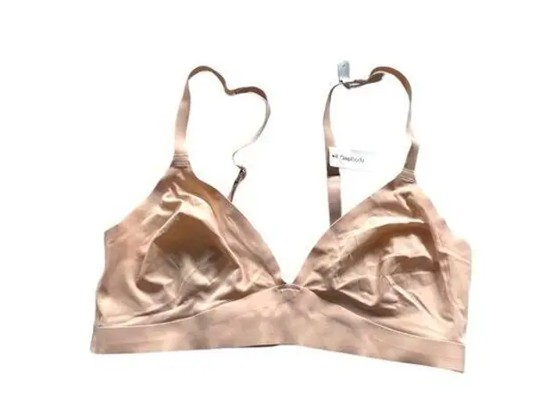 Gap  Body No Show Bralette Beige Size L NWT Minimalist Neutral Casual Summer Cute