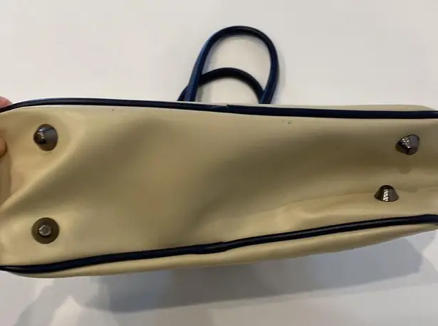 Buffalo David Bitton Buffalo Navy & Cream Zipper Purse Vintage Y2K 1990’s Retro Style Bag