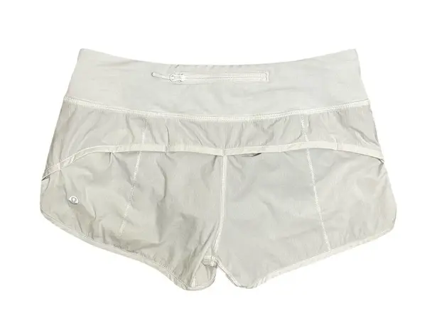 Lululemon Speed Up Low-Rise Lined Shorts 2.5” in White Size 4