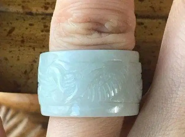 Natural Jade Ring Size 6