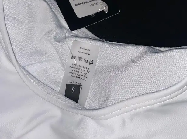 Frederick's of Hollywood NWT Vedra White Bikini Swim Bathing Suit Size Small