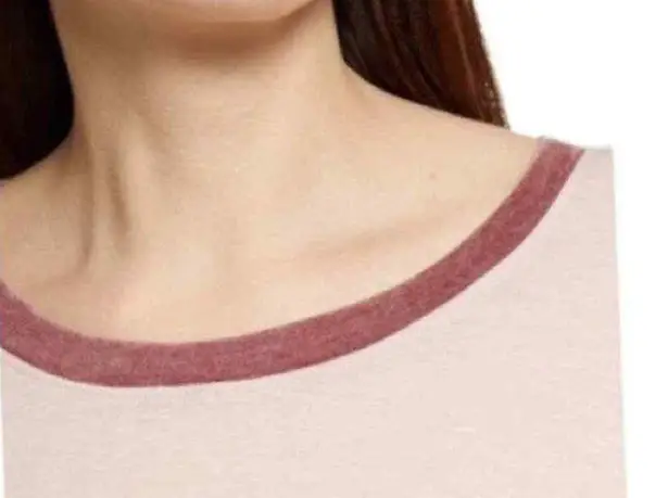 Treasure & Bond NWT Nordstrom Ringer T Shirt Long Sleeve Pink Smoke Large