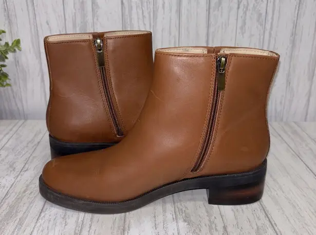 Womens Size 9 Abeo Traverse Brown Leather Boots EUC