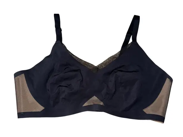 HoneyLove Sculpting Bra Black Mesh XL Full Support Wireless Comfort thumbnail 1