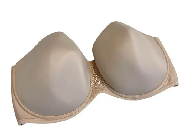 Vanity Fair 44DDD underwire rubber lined strapless bra BC 2672