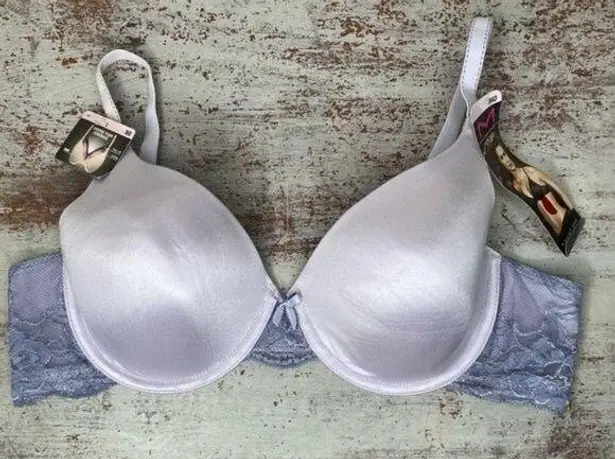 Maidenform New  lavender lace lined T-shirt bra 36D