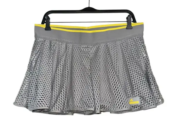 Adidas by Stella McCartney Wimbledon Gray Mesh Skort LARGE