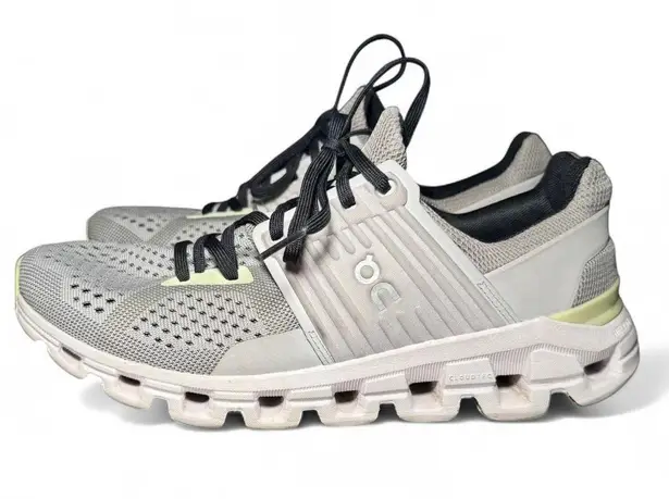 On Cloud X Women’s Running Shoes Size 10 US / 42 EU Gray White Lime Athletic Sne