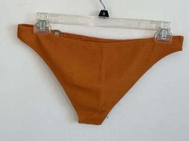 Topshop  Ginger Crinkle Ring High Leg Bikini‎ Bottoms size 10