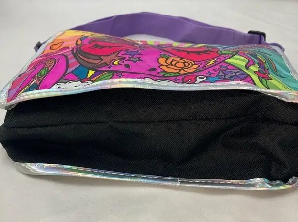 Colorful Unicorn Print Women's Bag Purple