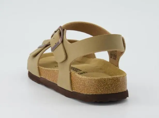 Cushionare Cushionaire Women's Lauri Cork Footbed Sandal with +Comfort, Taupe, Size 10