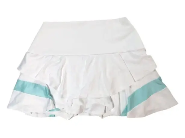 K Swiss Tennis & Pickleball Set Pleated Crew Top & Flounce Skirt Ombre Coastal S Purple