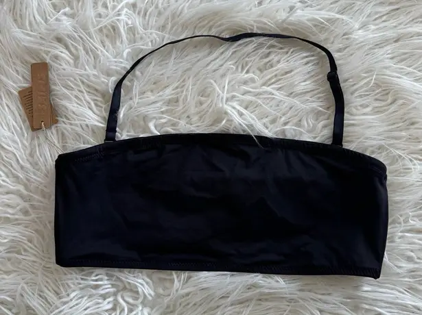 SKIMS Signature Swim Bandeau Bikini Top Onyx Size Medium