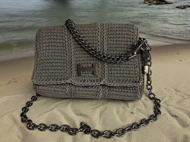 Hand woven Crochet bag