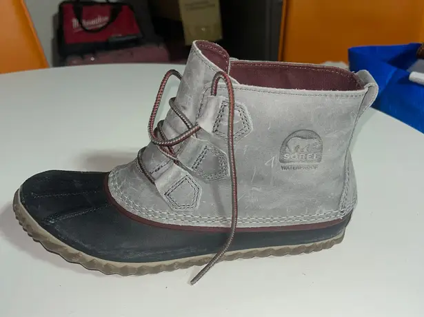 Sorel Ankle Gray Rain/Snow Boots