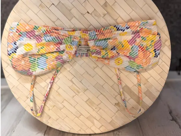 Urban Outfitters  Smocked Floral Crop Top | Colorful Strappy Summer Bralette – Si