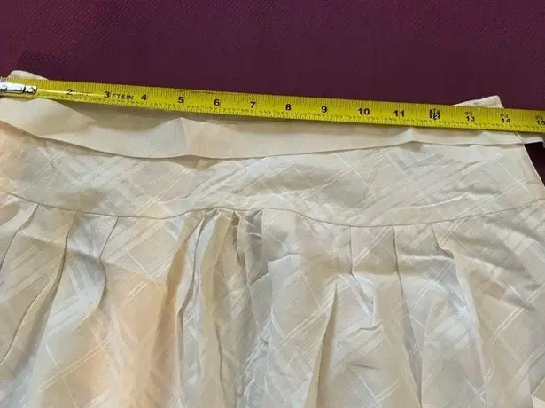 Lime Stone White/Creme Women Skirt with Bow White