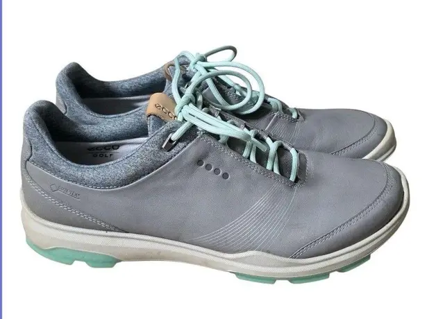 Ecco Golf Shoes Biom Hybrid 3 GTX Women Size US 9 EU 40 Gray Outdoor Walking EUC