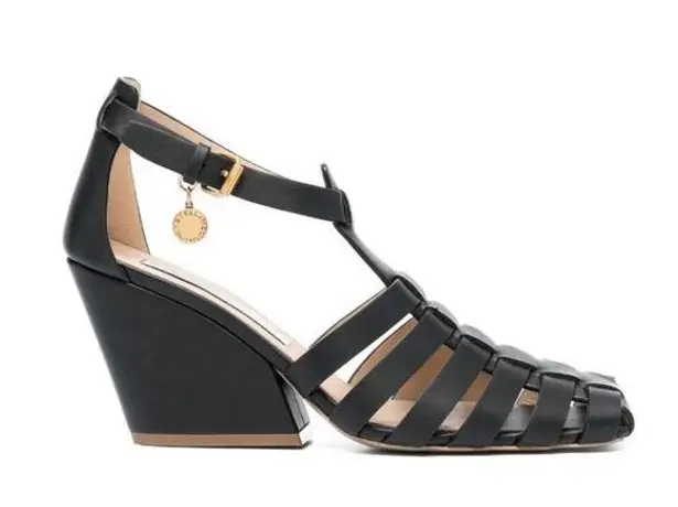 Stella McCartney Cowboy Fisherman High Heel Wedge Sandals 39 New+DustBag $1045