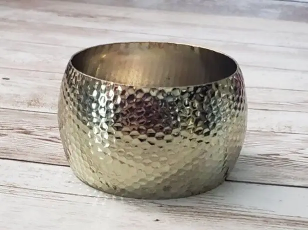 Vintage Bracelet / Bangle Thick & Chunky Hammered Design