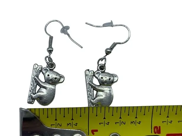 NEW Koala climbing on bamboo fashion earrings