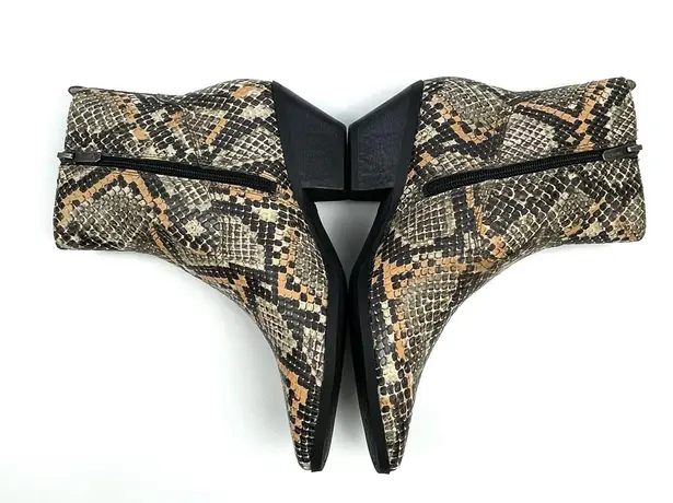 Circus by Sam Edelman | New With Box Garth Snake Embossed Peach Western Ankle Boots