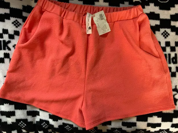 Pink Owl Linen Shorts