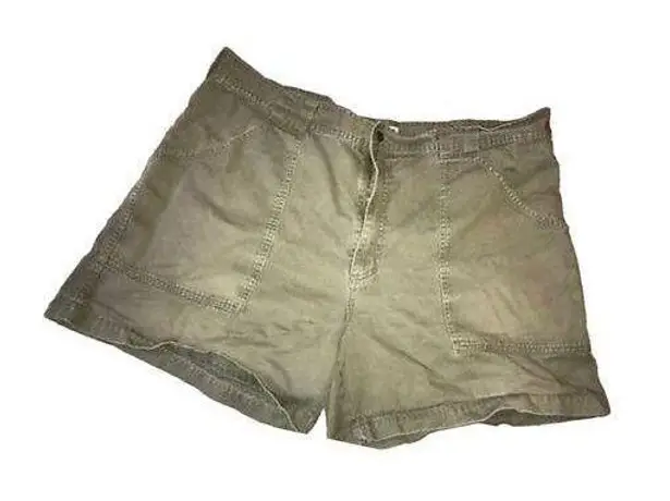 Cabela's Olive Green Outdoor Cargo Shorts Casual Hiking Adventure Wear Size 42R