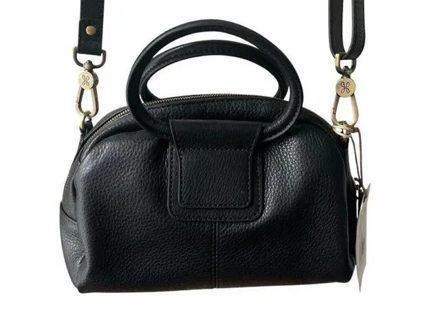 Hobo International NWT, HOBO Sheila Leopard Satchel Leather Haircalf Attachable Crossbody Handbag