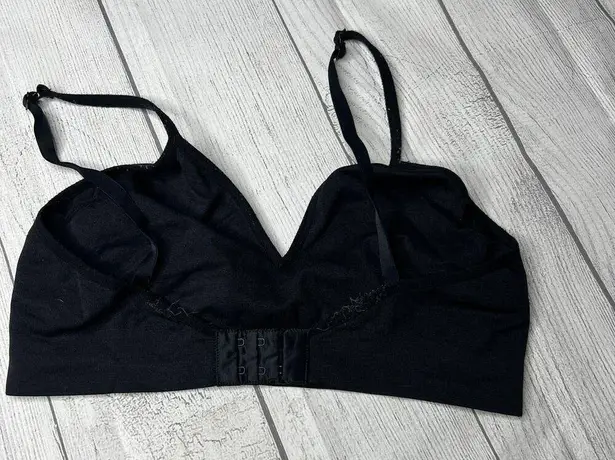 DKNY  Black Wireless Seeamless Bralette No Padding Size Medium - Image 4