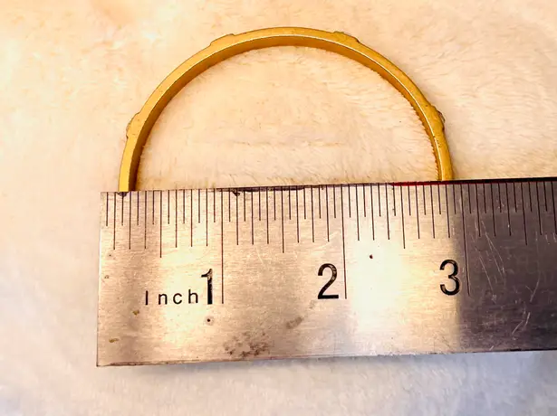 Lia Sophia Enamel Blue Purple Gold Tone set of 2 Bangle Bracelets Jewelry