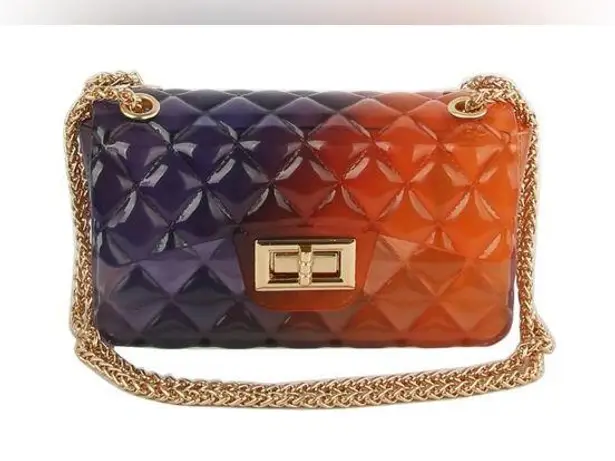 Le Miel Jelly Mini Chain Ombre Shoulder Bag NWT!