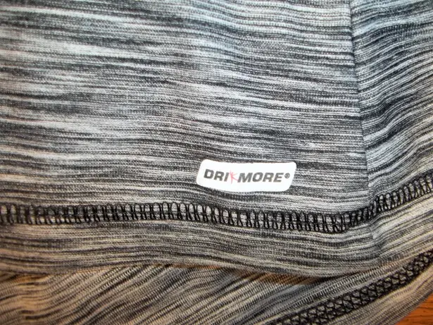 Danskin Now Dri-More Fitted Womens Athletic Tank Top Size L 12-14 Activewear Gray Black