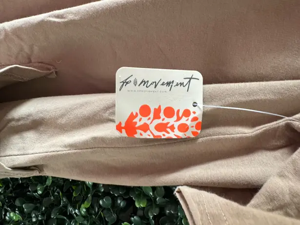 Free People Movement FP MOVEMENT by FREE PEOPLE Hot Shot Tee Romper XS MOCHA LATTE 