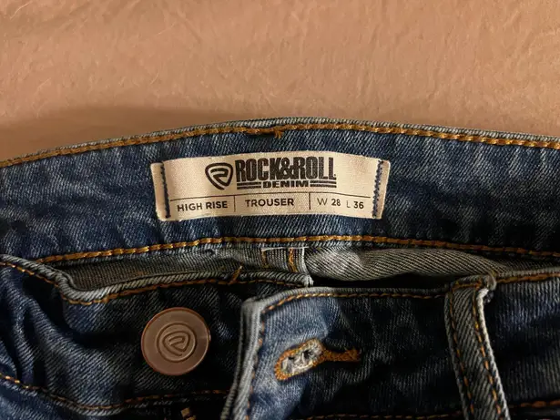 Rock & Roll Denim Jeans Blue Size 28