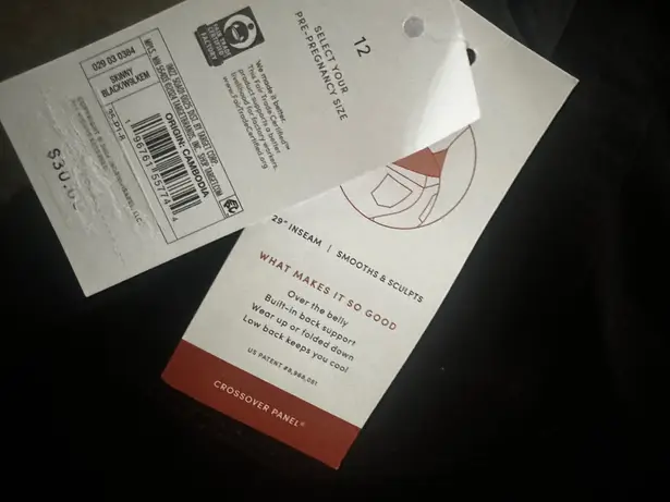 Isabel Martenity Over Belly Skinny Maternity Pants - Isabel Maternity by Ingrid & Isabel™ Black