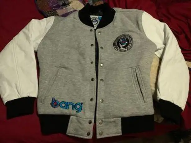 Bang Energy Varsity Jacket Gray