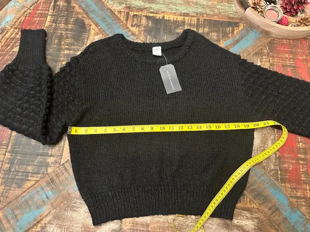 Melrose and Market Sweater Women’s Long Sleeve Black Small NWT