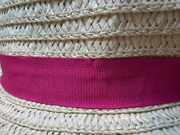 Trendy Vibes | ladies straw “Wish you were here” floppy sun hat.