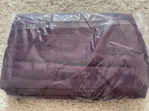 Denim & Co . Active Petite French Terry Pull-on Pants A235390 Plum Petite Large