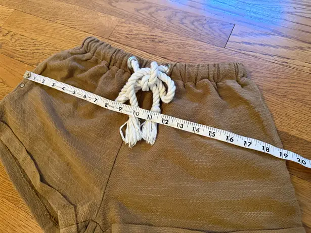 Rope drawstring short size s/M Tan