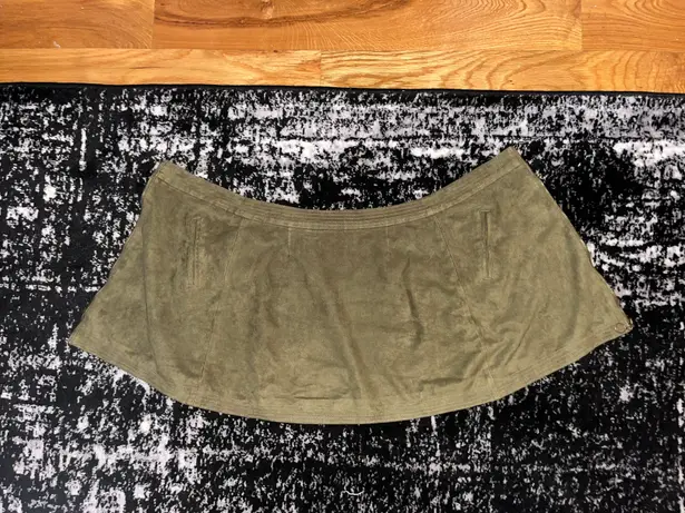 Abercrombie & Fitch Suede Mini Skirt - Image 4