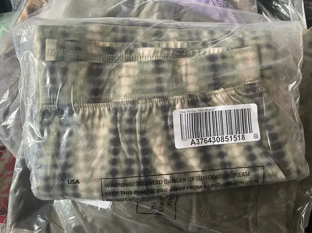 Denim & Co Petite Beach Pull-On Wide-Leg Pants A376430 Petite Medium Tie Dye NWT