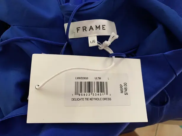 Frame Cut-Out Silk-Blend Maxi Dress