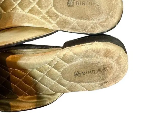 Birdies The Raven Mule in Satin Slubbed Shantung Black